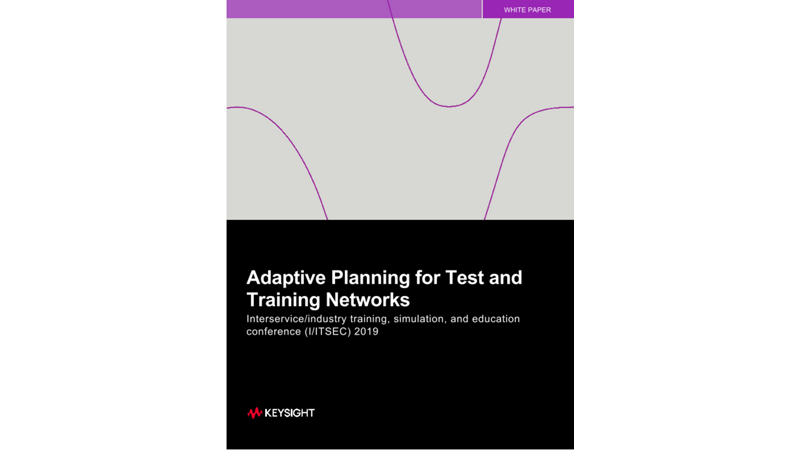 Adaptive Planning for Test and Training Networks